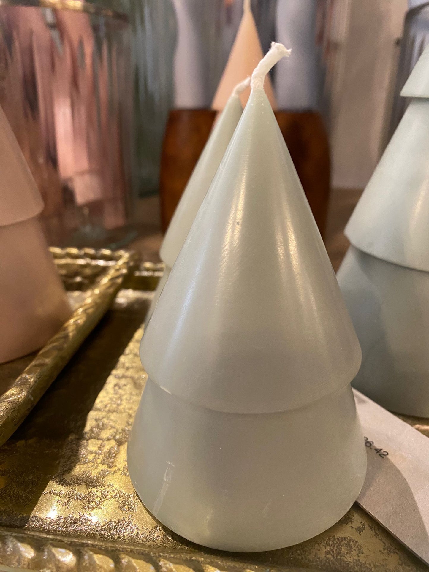 Tree Candle Green- M